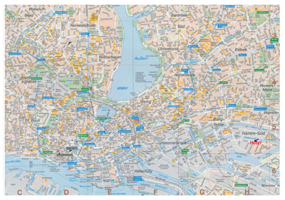 Hamburg Strassenplan