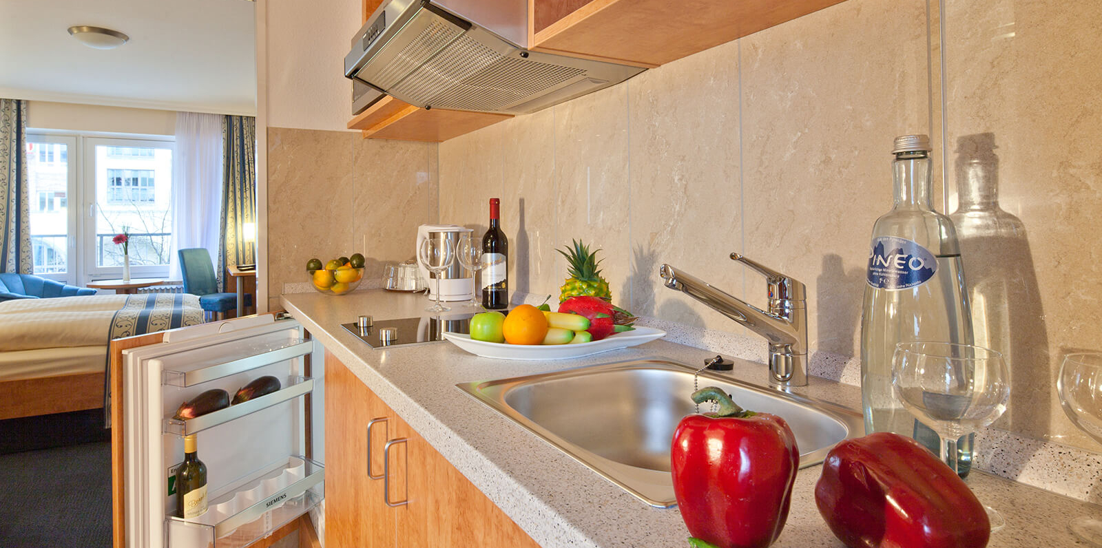 Doppelzimmer mit Kitchenette